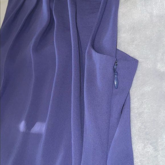 BANANA REPUBLIC purple halter blouse - Picture 4 of 6